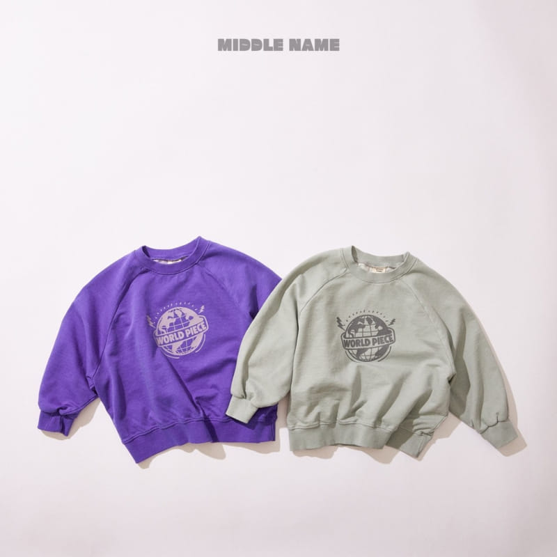 Middle Name - Korean Children Fashion - #kidzfashiontrend - Pig Earth Raglan Sweatshirt