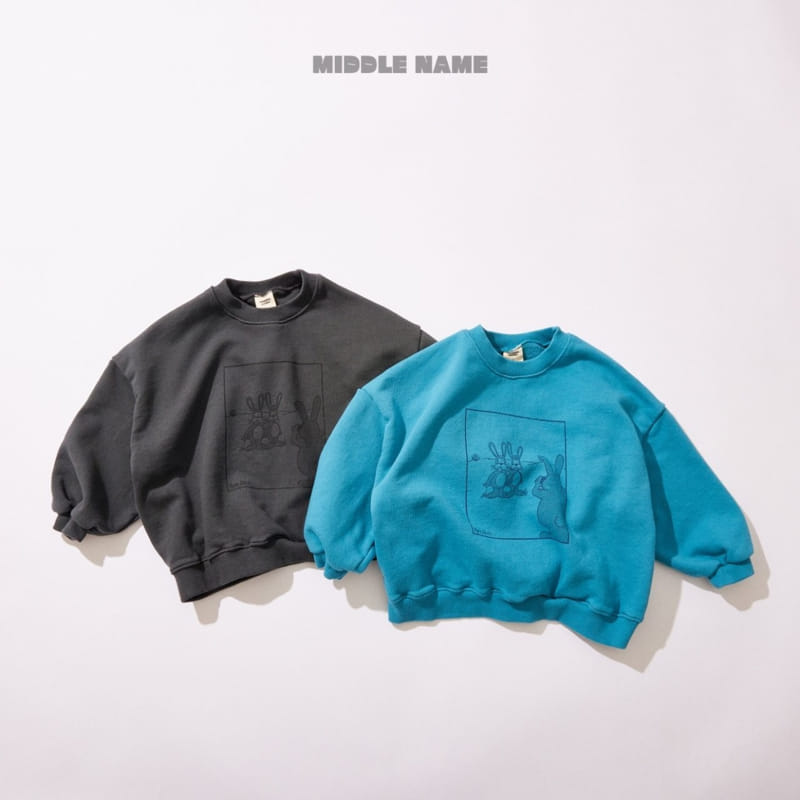 Middle Name - Korean Children Fashion - #littlefashionista - Camera Rabbit Sweatshirt