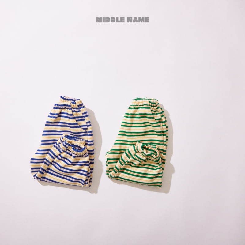 Middle Name - Korean Children Fashion - #Kfashion4kids - Multi ST Jogger Pants - 4