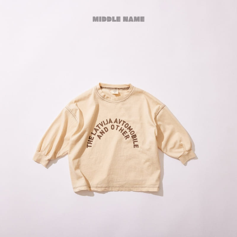 Middle Name - Korean Children Fashion - #magicofchildhood - Stitch Color Tee - 3
