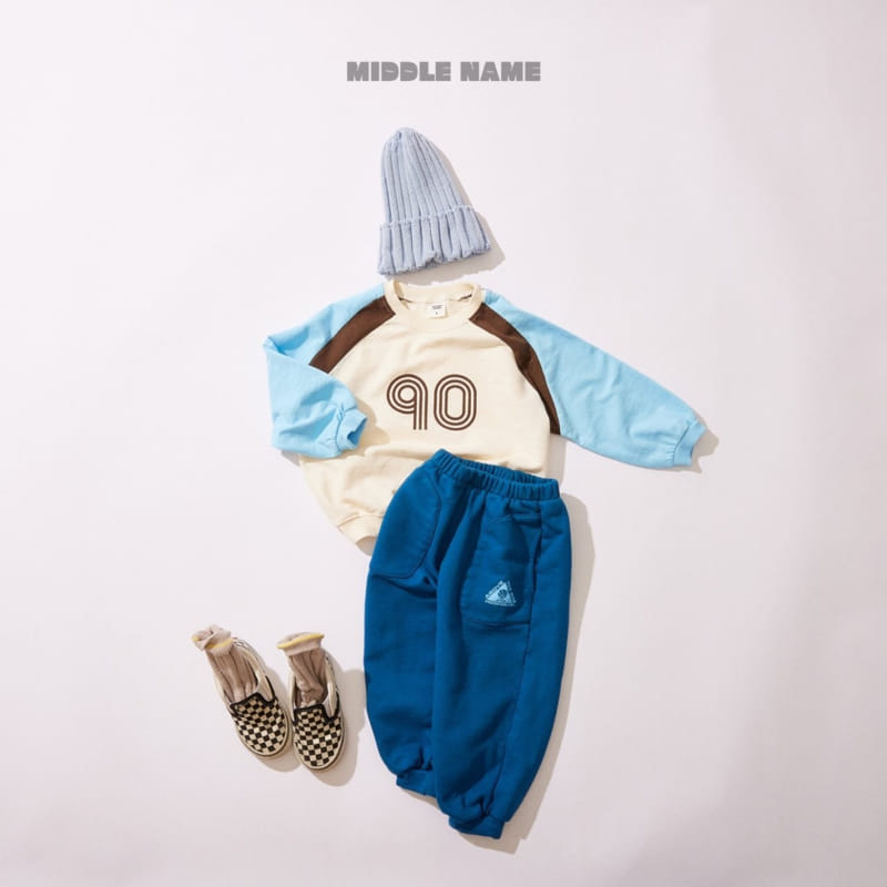 Middle Name - Korean Children Fashion - #magicofchildhood - Color Raglan Sweatshirt - 6