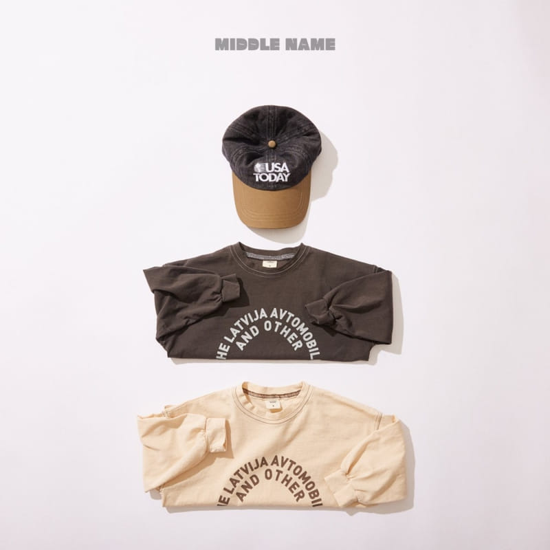Middle Name - Korean Children Fashion - #magicofchildhood - Stitch Color Tee - 4
