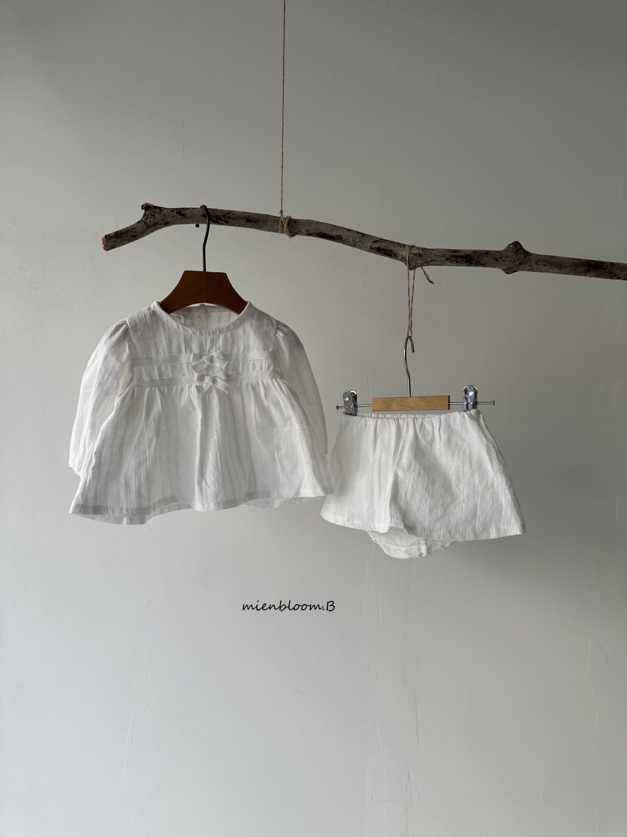 Mienbloom B - Korean Baby Fashion - #babyootd - Bebe Lime Skirt