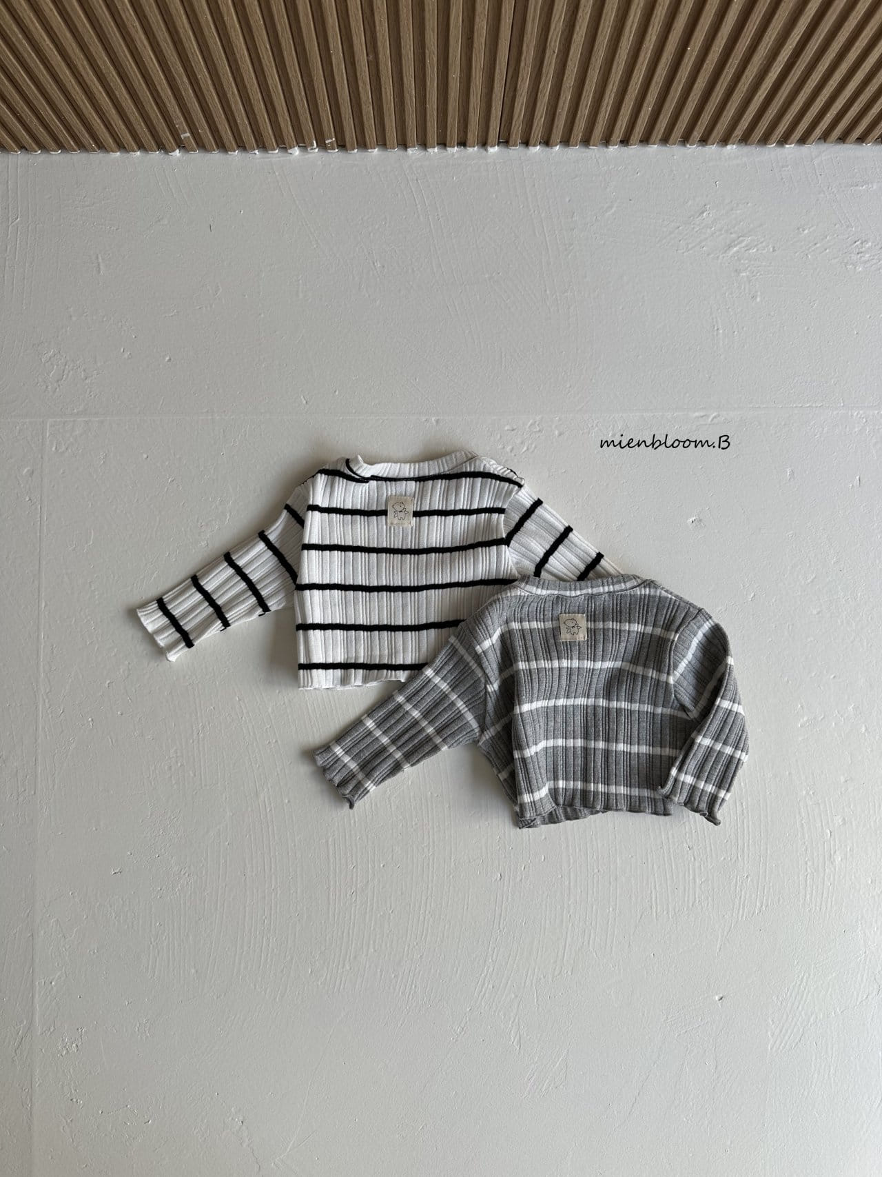 Mienbloom B - Korean Baby Fashion - #babyootd - Bebe Roa Rib Cardigan - 5
