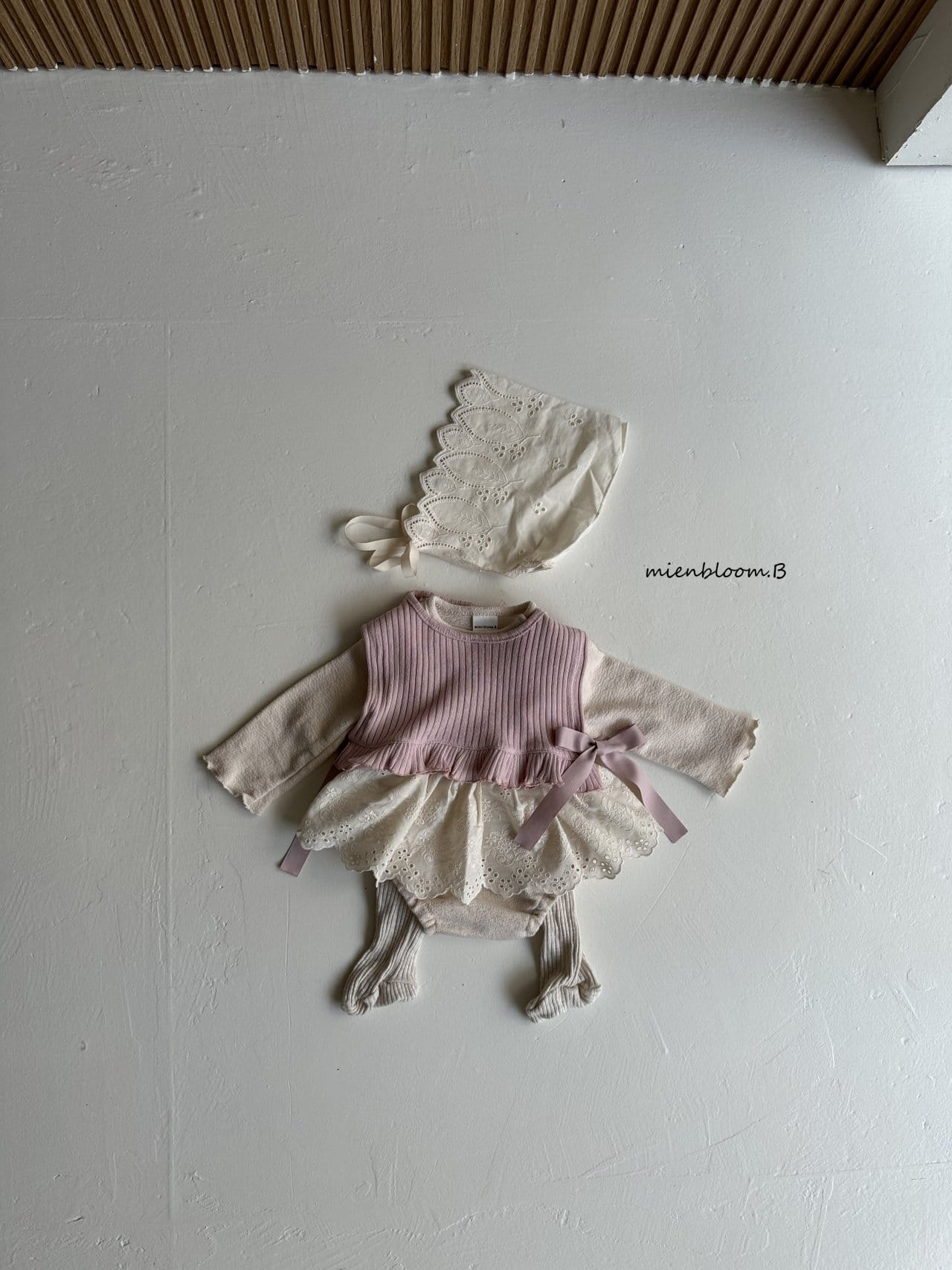 Mienbloom B - Korean Baby Fashion - #babyoutfit - Bebe Shalala Body Suit - 6