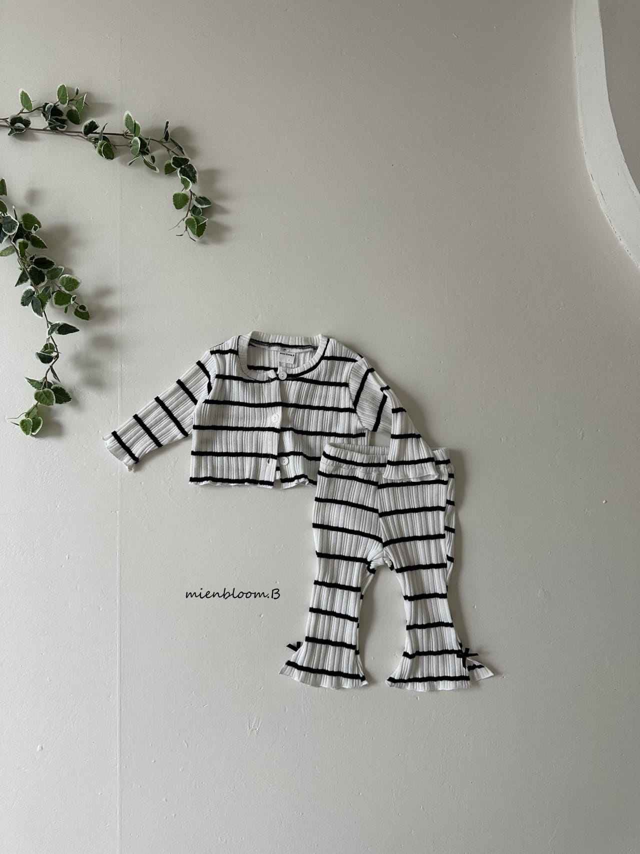 Mienbloom B - Korean Baby Fashion - #babyoutfit - Bebe Roa Rib Cardigan - 6