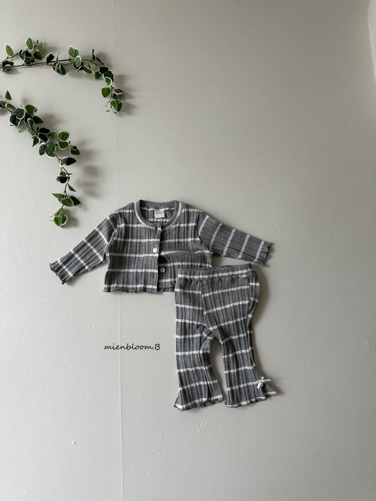 Mienbloom B - Korean Baby Fashion - #babyoutfit - Bebe Roa Rib Cardigan - 7