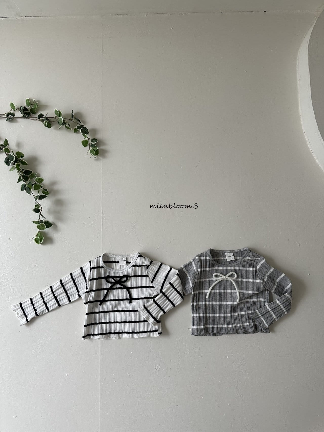 Mienbloom B - Korean Children Fashion - #kidzfashiontrend - ST Ribbon Tee - 6