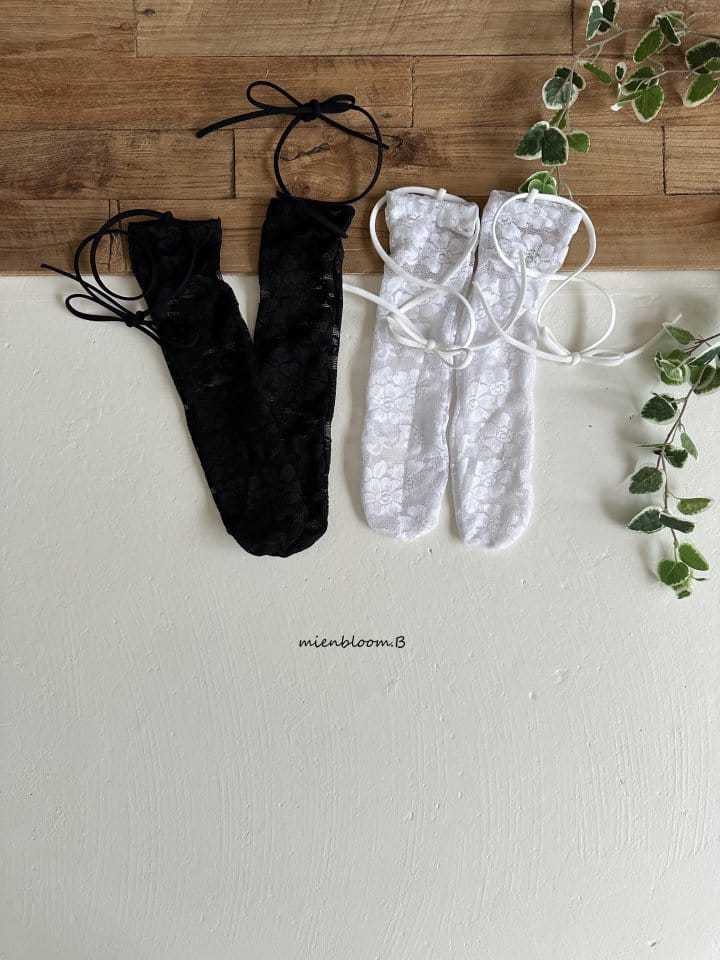 Mienbloom B - Korean Children Fashion - #stylishchildhood - mesh Lace Socks - 5