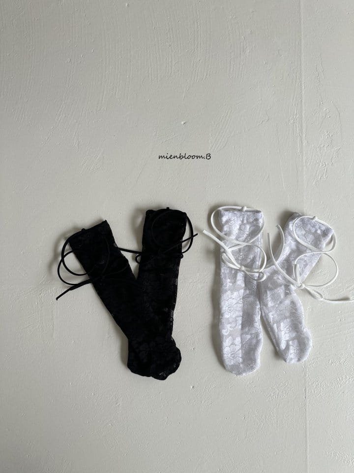Mienbloom B - Korean Children Fashion - #todddlerfashion - mesh Lace Socks - 3