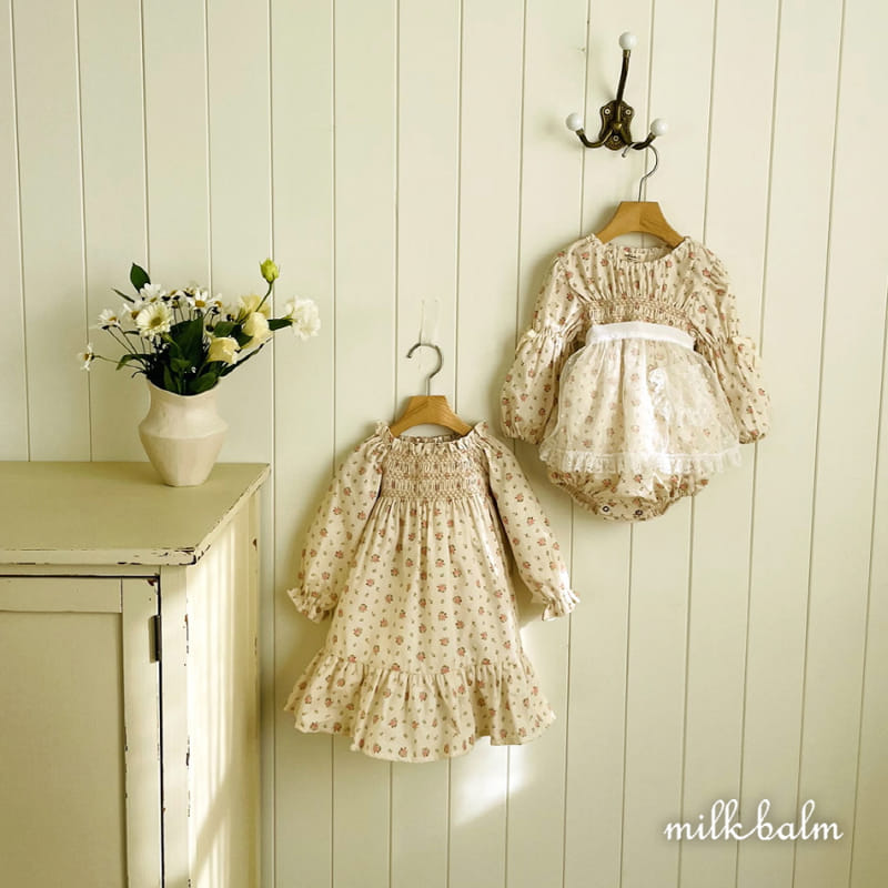 Milk Balm - Korean Children Fashion - #childrensboutique - Ella Smoking One-Piece - 5