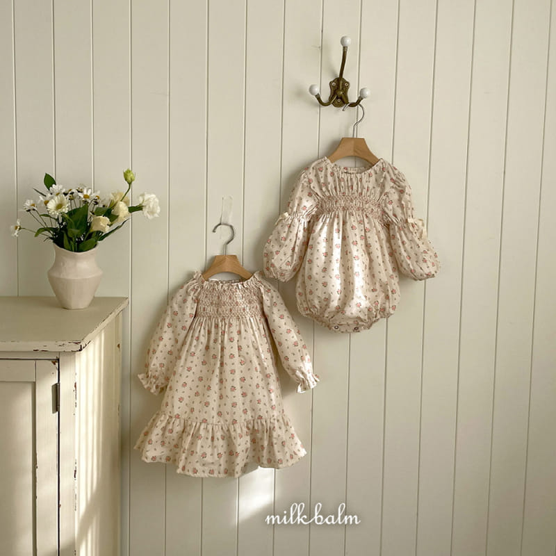 Milk Balm - Korean Children Fashion - #stylishchildhood - Ella Smoking One-Piece - 3
