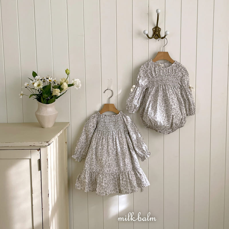 Milk Balm - Korean Children Fashion - #todddlerfashion - Ella Smoking One-Piece