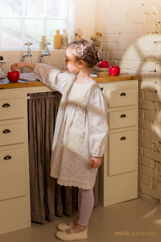 Milk Powder - Korean Children Fashion - #kidzfashiontrend - Flora One-Piece - 5