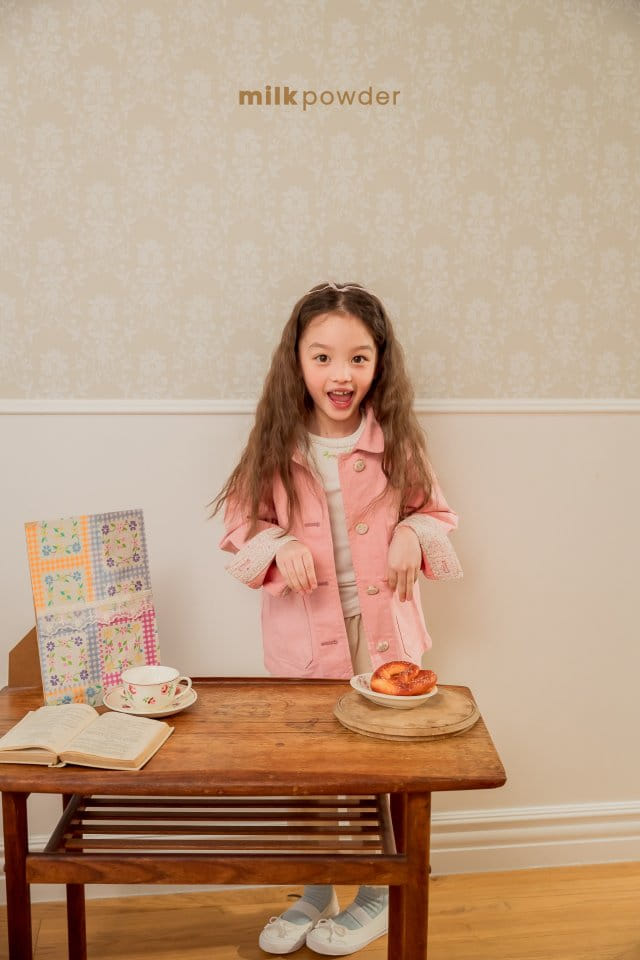 Milk Powder - Korean Children Fashion - #todddlerfashion - French Jacket - 10