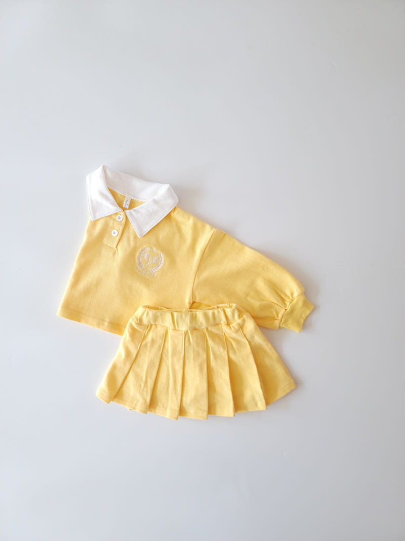 Million Dollar Baby - Korean Children Fashion - #childofig - PK Skirt Top Bottom Set - 7