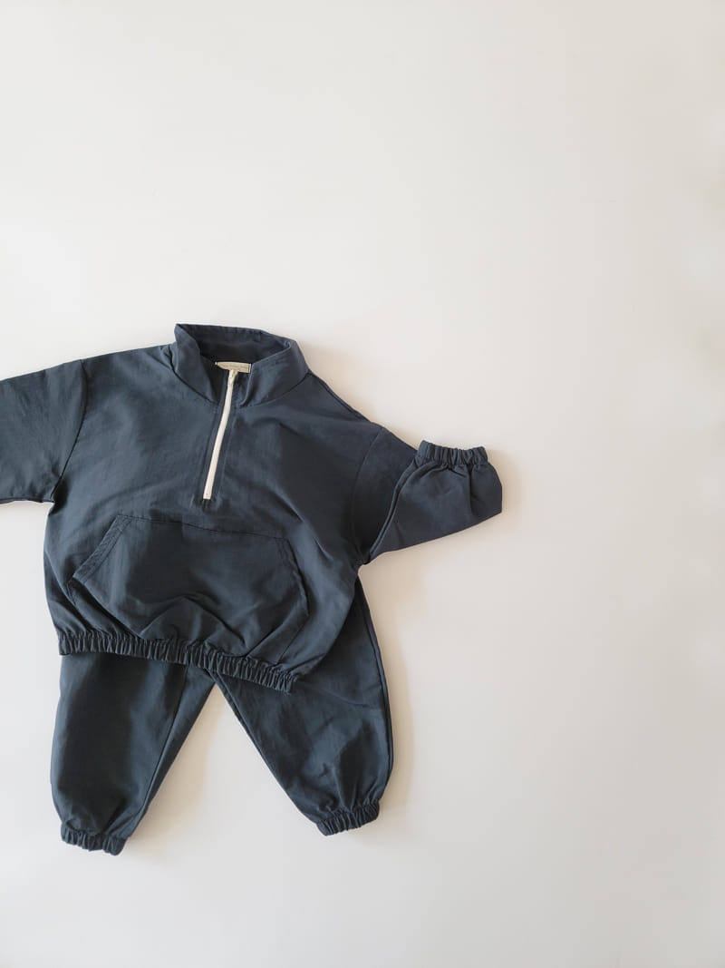 Million Dollar Baby - Korean Children Fashion - #childofig - Anorak Pants Top Bottom Set - 3