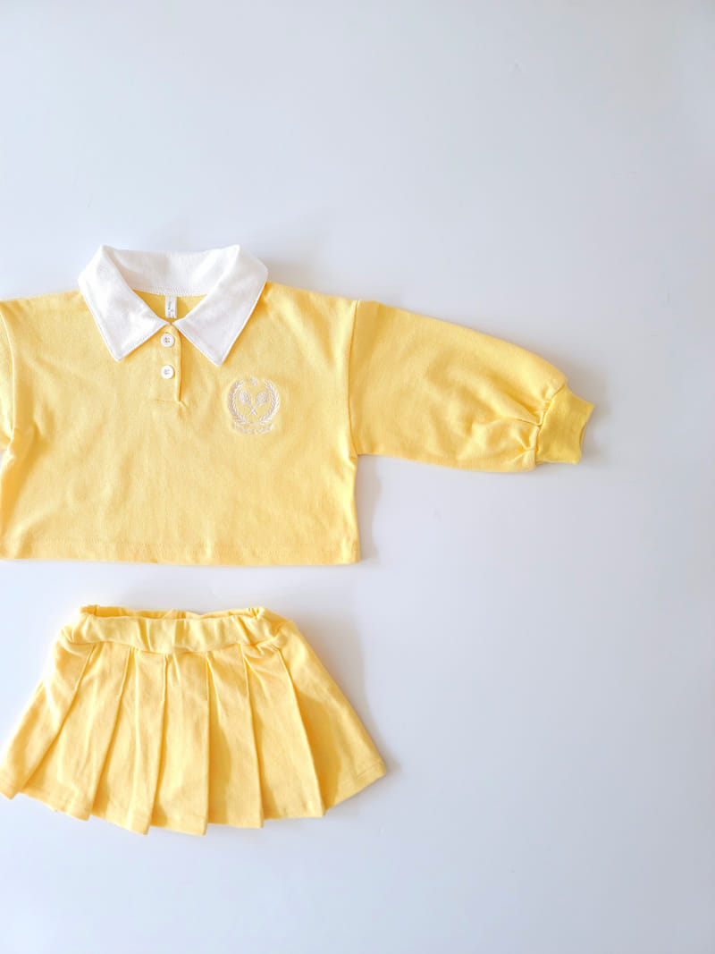Million Dollar Baby - Korean Children Fashion - #designkidswear - PK Skirt Top Bottom Set - 9