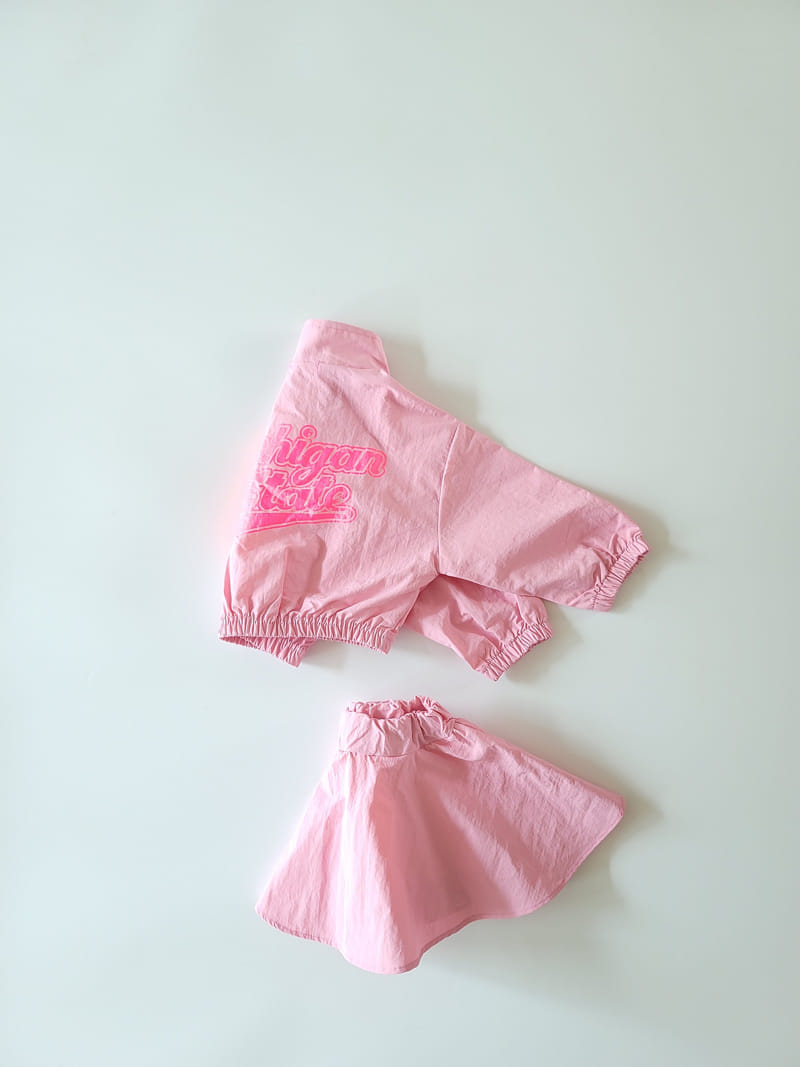 Million Dollar Baby - Korean Children Fashion - #designkidswear - Anorak Skirt Top Bottom Set - 7