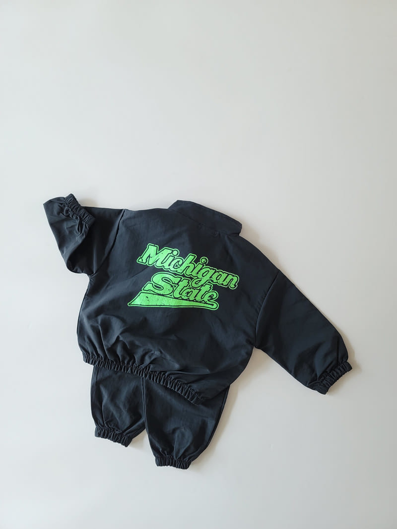 Million Dollar Baby - Korean Children Fashion - #discoveringself - Anorak Pants Top Bottom Set - 7