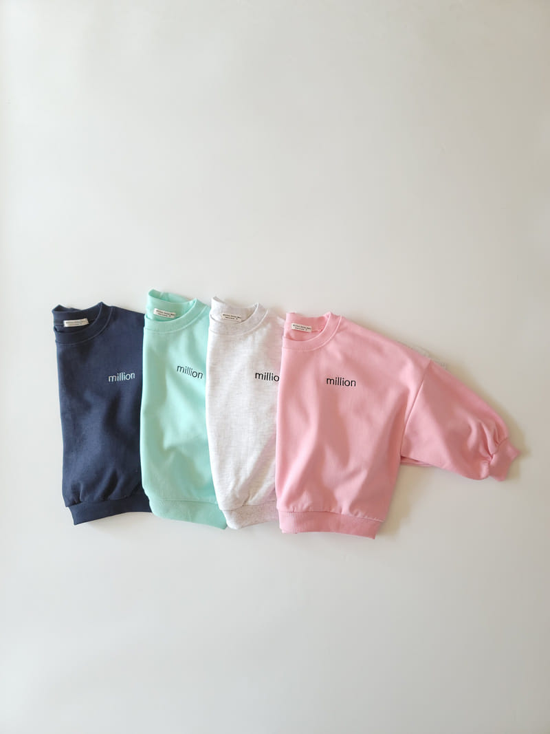 Million Dollar Baby - Korean Children Fashion - #fashionkids - Million Sweatshirt - 3