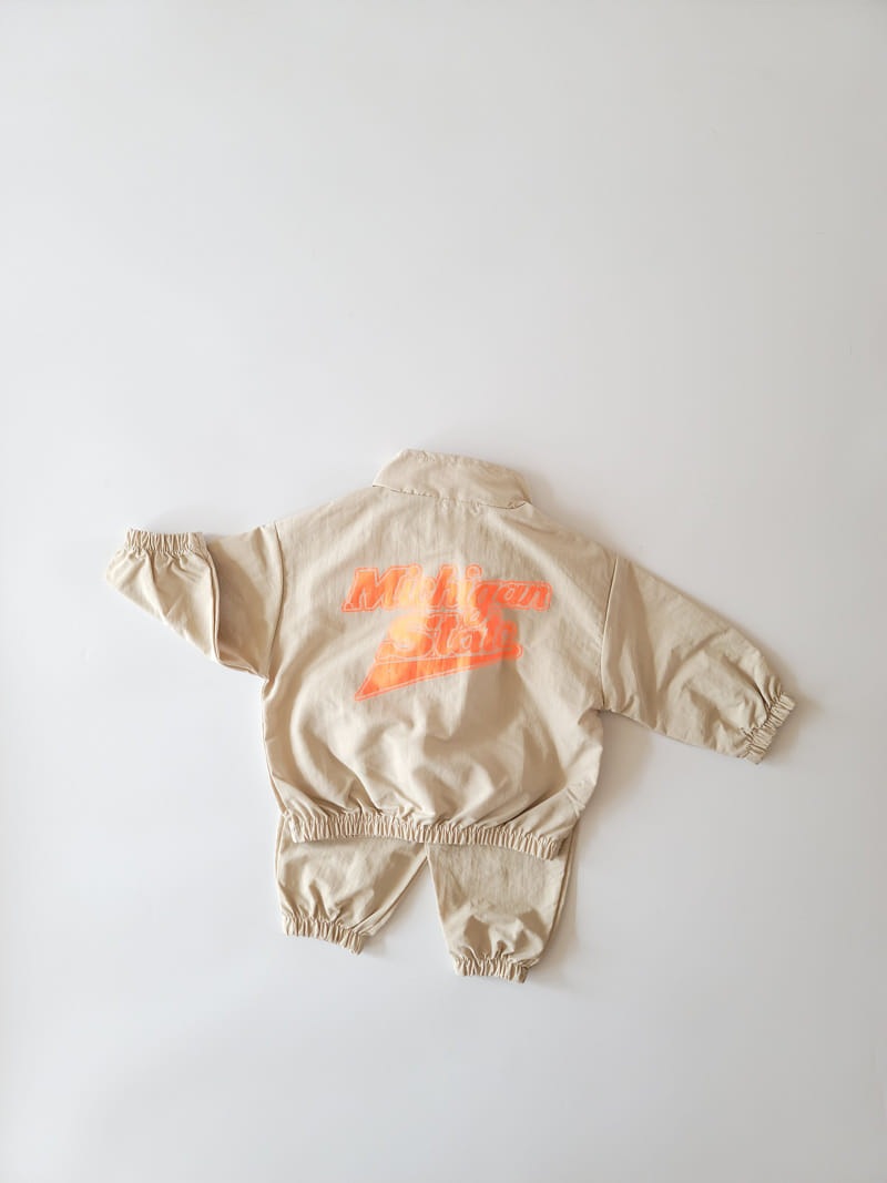 Million Dollar Baby - Korean Children Fashion - #kidsstore - Anorak Pants Top Bottom Set - 10