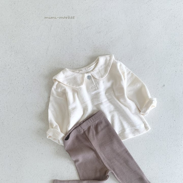 Mimi Market - Korean Baby Fashion - #babyfashion - Sailor Collar Tee - 7