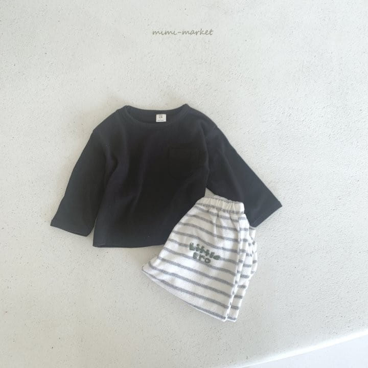 Mimi Market - Korean Baby Fashion - #babyoninstagram - Stripe Terry Pants - 8