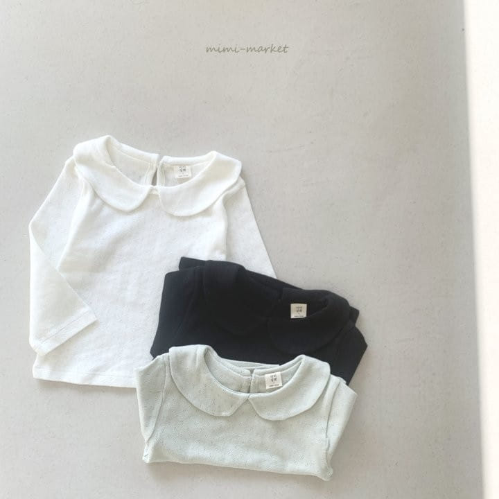 Mimi Market - Korean Baby Fashion - #babyoutfit - Diac Collar Tee - 5