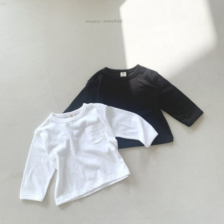 Mimi Market - Korean Baby Fashion - #babyoutfit - Pocket Tee - 7