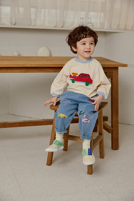 Mimico - Korean Children Fashion - #prettylittlegirls - Handle Car Tee - 2