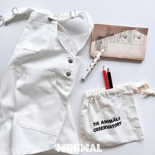 Minimal - Korean Children Fashion - #kidzfashiontrend - Pocket Denim Overalls - 3