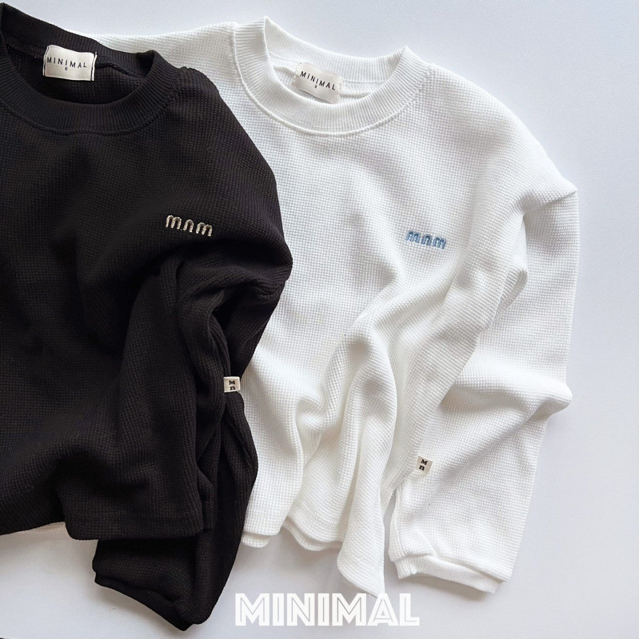 Minimal - Korean Children Fashion - #magicofchildhood - Embroider Tee - 4