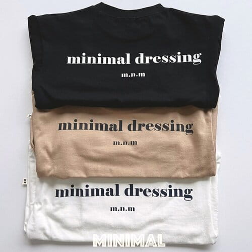 Minimal - Korean Children Fashion - #toddlerclothing - Dressing Basic Tee - 9