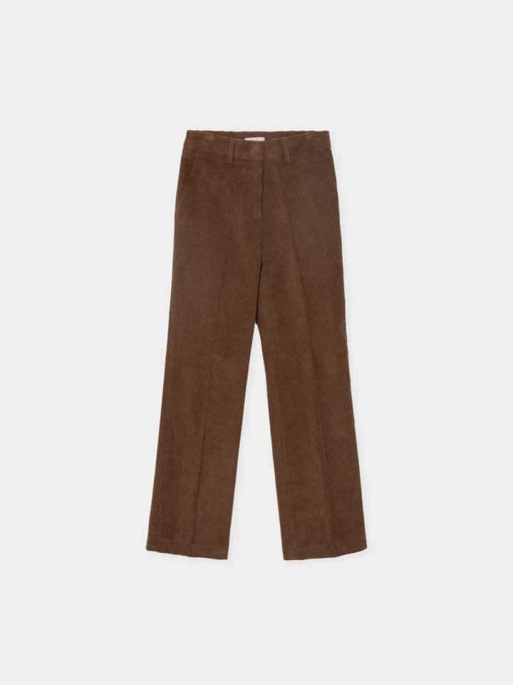Moani - Korean Women Fashion - #momslook - Corduroy Semi Wide Pants - 8