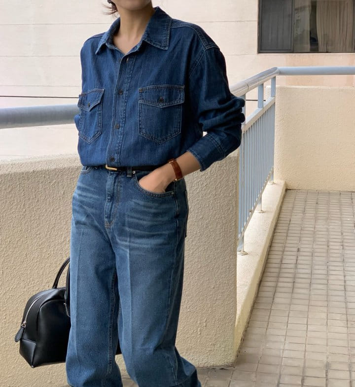 Moani - Korean Women Fashion - #pursuepretty - Western Denim Shirts