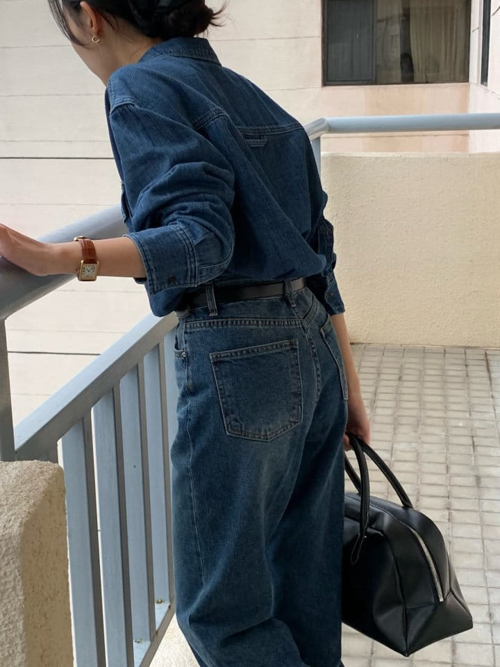Moani - Korean Women Fashion - #romanticstyle - Western Denim Shirts - 3