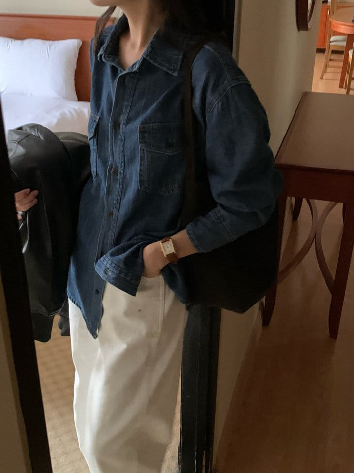 Moani - Korean Women Fashion - #thelittlethings - Western Denim Shirts - 6