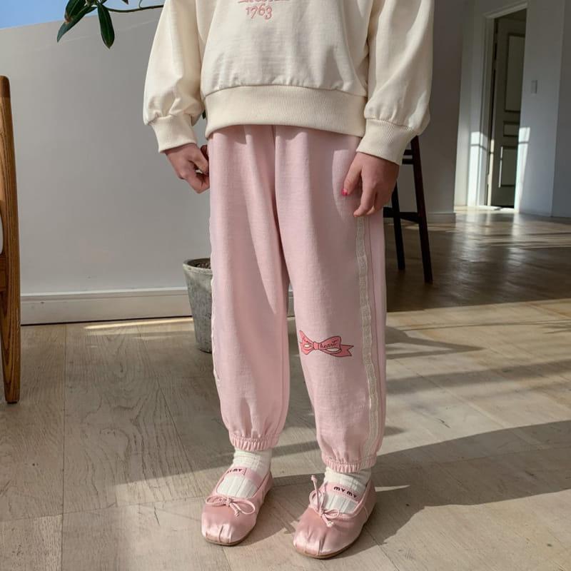 Momo Ann - Korean Children Fashion - #discoveringself - Sweet Jogger Pants - 3