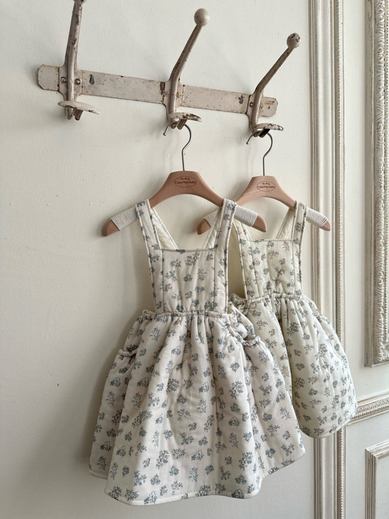 Monbebe - Korean Children Fashion - #minifashionista - Florrie Banding Dungarees Skirt - 11
