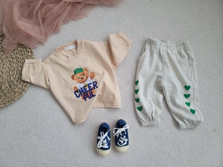Moran - Korean Children Fashion - #Kfashion4kids - Heart Jogger Pants - 9