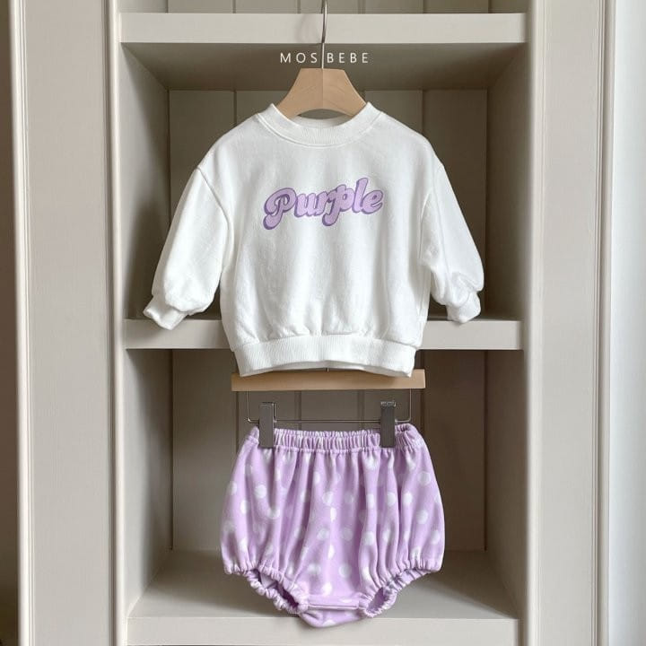 Mos Bebe - Korean Baby Fashion - #babyboutique - Font Dot Top Bottom Set - 11