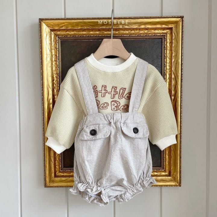 Mos Bebe - Korean Baby Fashion - #babyclothing - Frill Bloomers Dungarees - 10