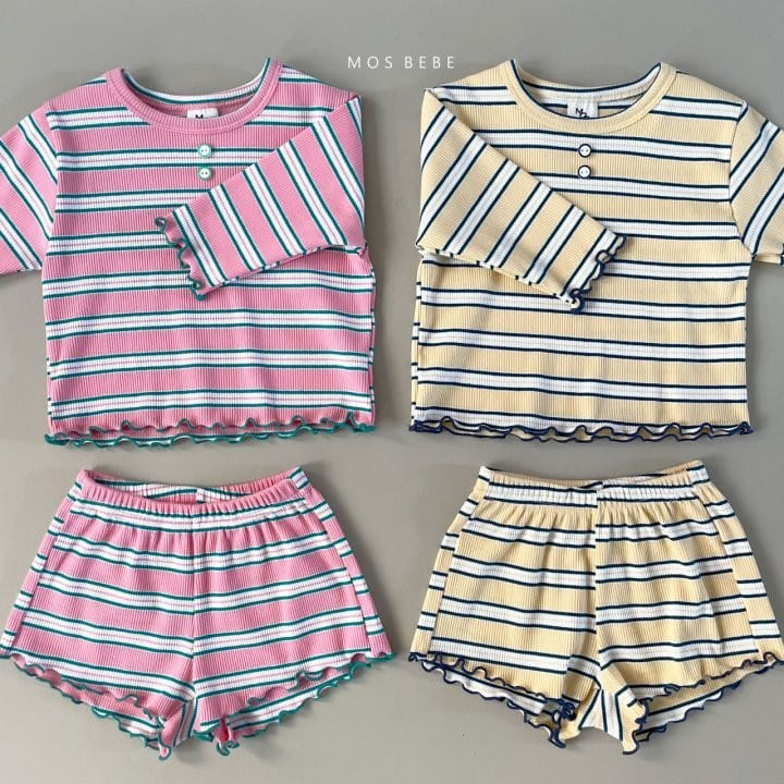 Mos Bebe - Korean Baby Fashion - #babyfashion - Lollipop Top Bottom Set - 2