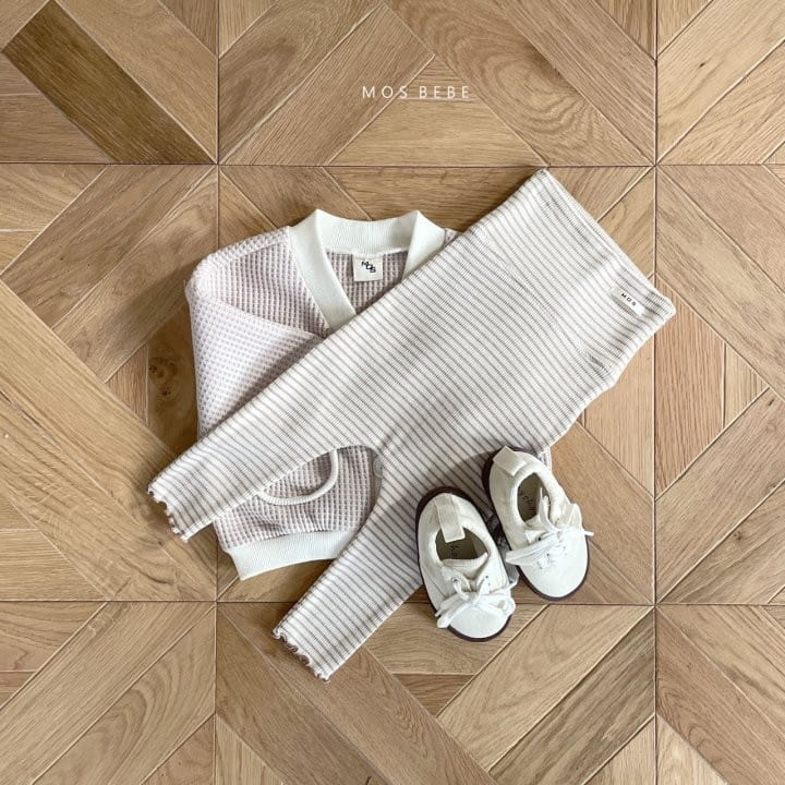 Mos Bebe - Korean Baby Fashion - #babyclothing - Pring Stomach Leggings - 4