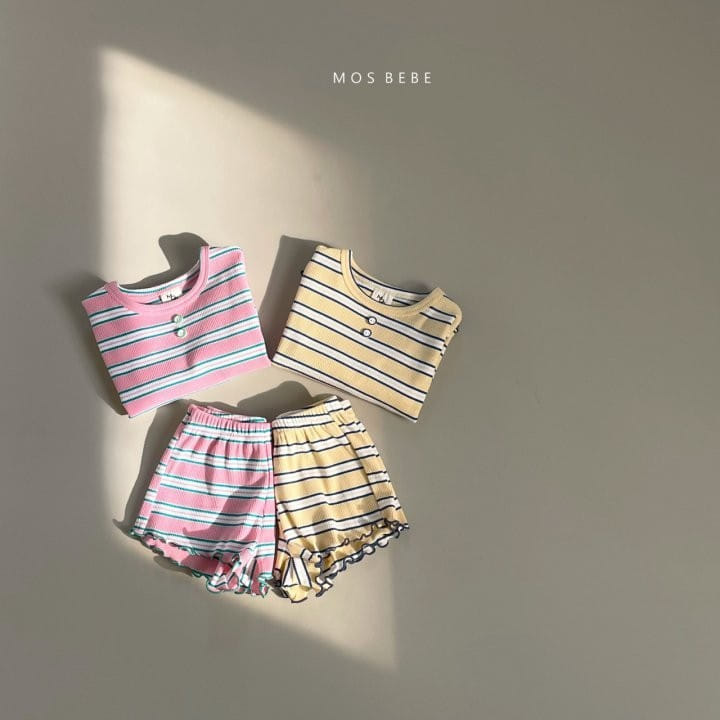 Mos Bebe - Korean Baby Fashion - #babyoninstagram - Lollipop Top Bottom Set - 6