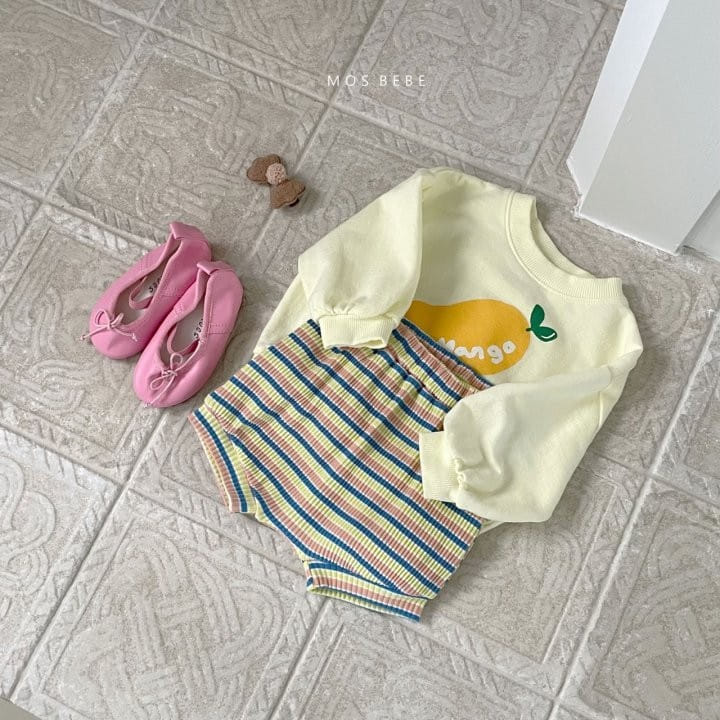 Mos Bebe - Korean Baby Fashion - #babyoninstagram - Sweet Top Bottom Set - 5