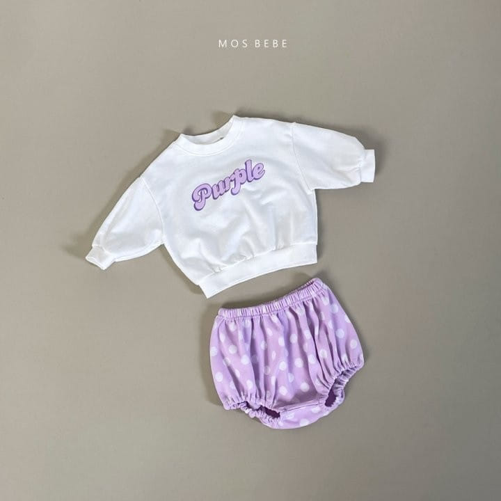 Mos Bebe - Korean Baby Fashion - #babyoninstagram - Font Dot Top Bottom Set - 3