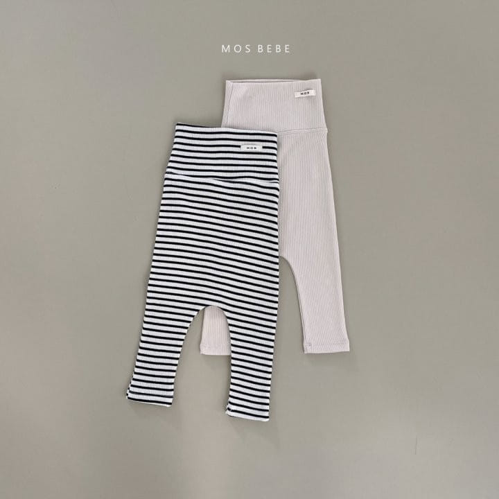 Mos Bebe - Korean Baby Fashion - #babyoutfit - Spring One Plus One Stomach  Leggings