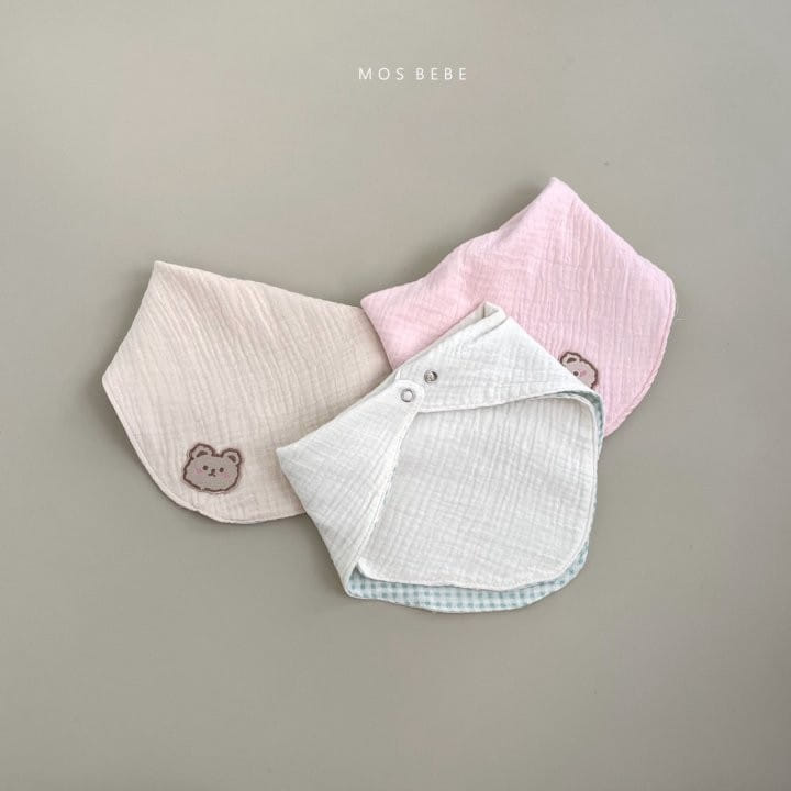 Mos Bebe - Korean Baby Fashion - #babyoutfit - Gom Gom Bib Scarf - 11